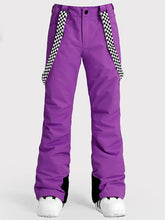 Women's Highland Bib Snowboard & Ski Purple Pants